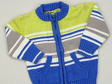 kolorowy sweterek dla chłopca: Kardigan, 3-6 m, stan - Dobry