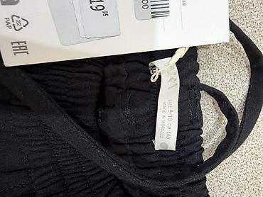 для школы: Черные детские брюки Zara - Размер: 9–10 лет, рост 140 см (указано на — 2
