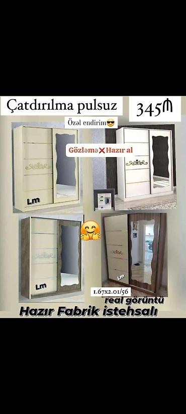 Другие шкафы: Dolab yeni qarderob paltar dolabı yataq otağı mebeli güzgülü kupe — 1