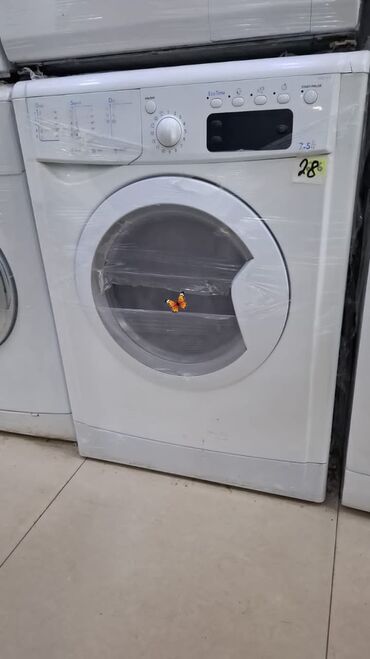 Kasalar: Paltaryuyan maşın Indesit, 8 kq, İşlənmiş, Avtomat, Qurutma var, Kredit yoxdur, Ünvandan götürmə, Pulsuz çatdırılma