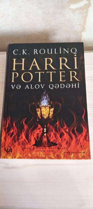 Bədii ədəbiyyat: Harry potter və alov qədəhi 2ci əl 10 azn