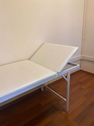Salon, tibbi mebel: İşlənmiş, Masaj kuşetkası, Qatlanmayan, rəng - Ağ — 5