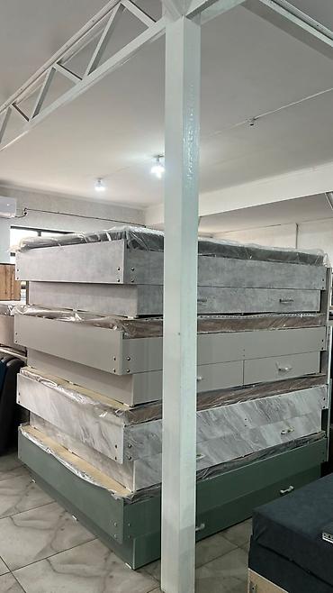 Двуспальные кровати: Двуспальная кровать, Новый, С матрасом, длина - 200 см — 19