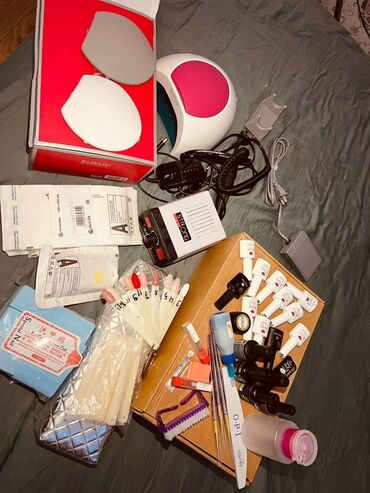 продам оборудование для производства пластиковых стаканчиков: Профессиональный набор для маникюра/покрытия гель‑лаком Сама покупала