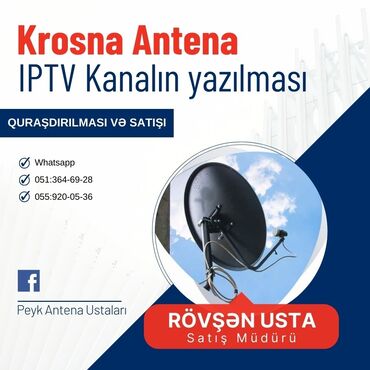 peyk anten: Peyk antenalarının quraşdırılması | Quraşdırılma, Təmir, Tənzimlənmə | Zəmanət