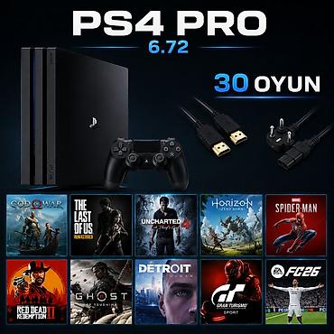 playstation 4 pro oyunları: PS4 Pro (versiya 6.72) oyun seti Komplekt: - PlayStation 4 Pro — 1