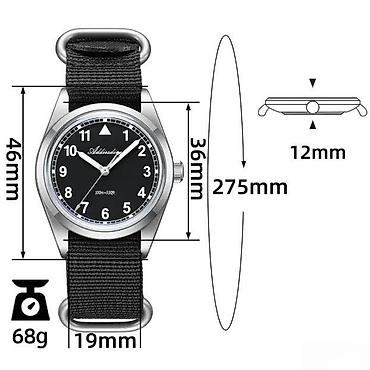 Ručni satovi: ADDIESDIVE AD2079 - 36mm - Crna ADDIESDIVE AD2079 - 36mm - Crna OPIS — 7