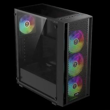 Ostali kompjuterski delovi: Gaming PC kućište sa staklenom bočnom stranicom i ARGB osvetljenjem - — 2
