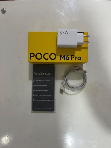 Poco: Poco M6 Pro, rəng - Qara, Barmaq izi — 1