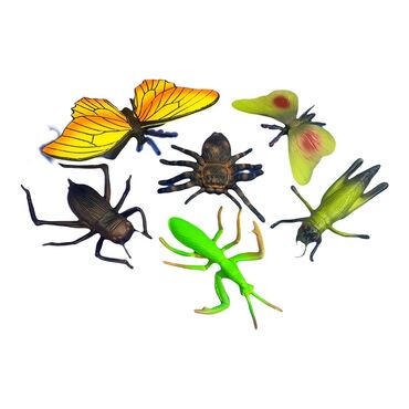 игрушки животные: 6 насекомых [ акция 50% ] - низкие цены в городе! | доставка по