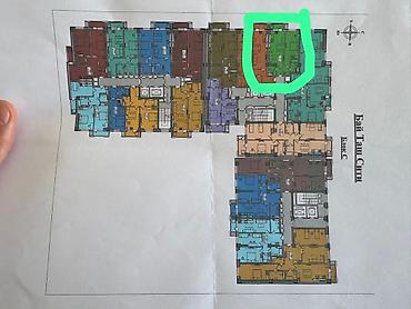 2 8: 2 комнаты, 58 м², Кок-Жар мкр Элитка, 8 этаж, ПСО (под самоотделку) — 1