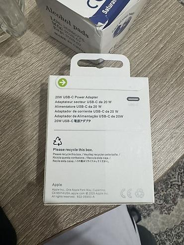 power: Новый адаптер питания Apple USB‑C 20W (модель A2347) Зарядка - — 2