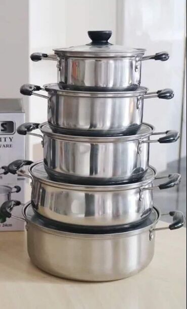 Pots: Set serpi inox