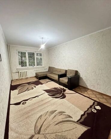 3 комнатная квартира 104 серии бишкек: 2 комнаты, 43 м², 104 серия, 1 этаж, Евроремонт