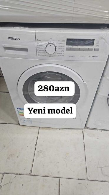 maşın üçün ustellər: Paltaryuyan maşın Siemens, 8 kq, İşlənmiş, Avtomat, Qurutmasız, Kredit yoxdur