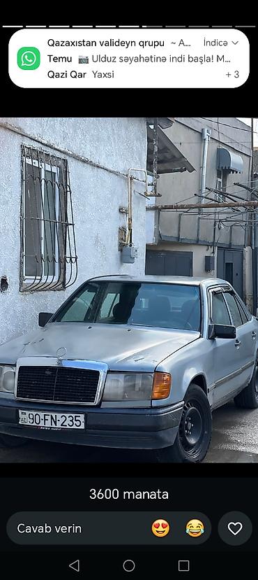 mercedes vito kreditle: Mercedes-Benz 250D sedan - Kuzov: W124, 4 qapı, boz rəng - Yanacaq — 1