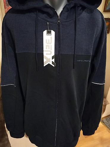 ledzend pantalone: Kvalitetan muski duks sa kapuljacom u velikom broju Benx 5XL Teget — 3