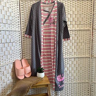 mango: Ночная сорочка, Хлопок, Средняя модель, L, XL, 2XL — 10