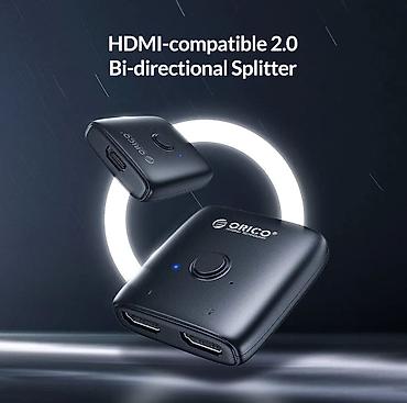 tv bix: 🔌HDMI adaptor Orico-HS2-A1-BK-EP — əlavə qidalanma və drayver tələb — 1