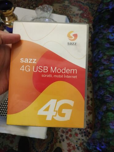 modem azercell: Sazz 4G USB Modem. - Brend: Sazz - Növ: USB modem - Texnologiya: 4G
