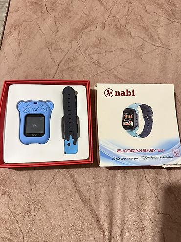 işlenmiş kameralar: İşlənmiş, Smart saat, Nabi, Аnti-lost, rəng - Mavi — 1