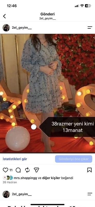 Bayram kostyumları: Məhsullar: 1) Uşaq dəbli kostyum dəsti - Ölçü: 6–9 ay - Tərkib — 17