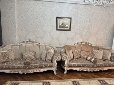 турецкая мягкая мебель: Продам комплект мебели: 2 дивана + 2 кресла Производство — Турция