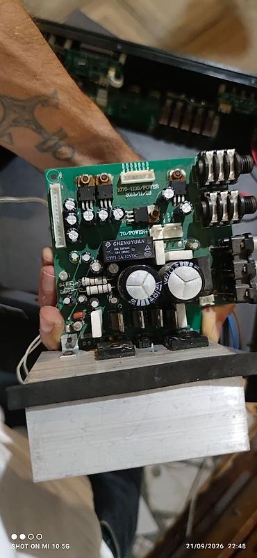 Məhsul: Aktiv subwoofer/amplifikator modul kartı (alüminium