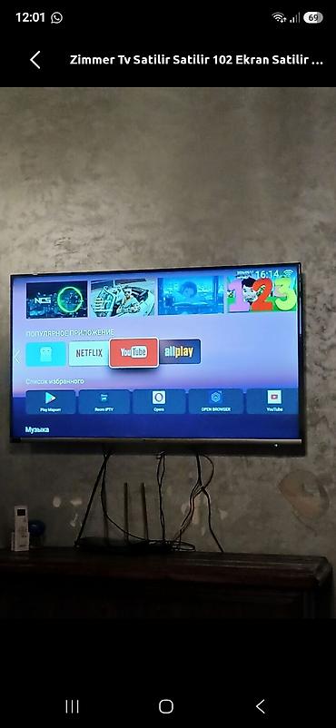 Tv problemsiz tam işləkdir.satılır 102ekrandi.smart
