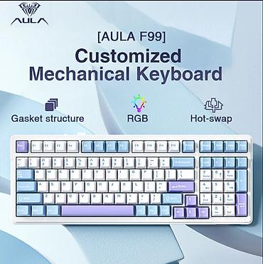 logitech superlight: Клавиатура, Aula, Bluetooth, Проводное подключение, Размер: 100% — 3