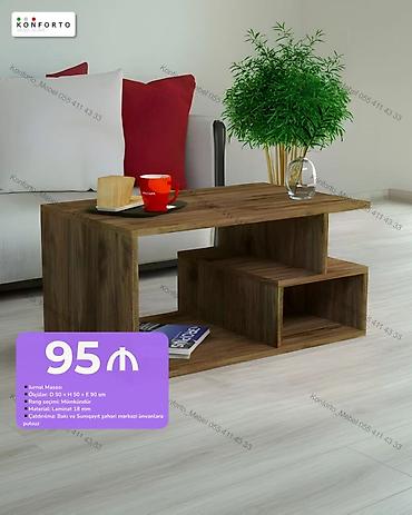 Düz masa, Açılmayan, Təkərsiz, Sadə laminat