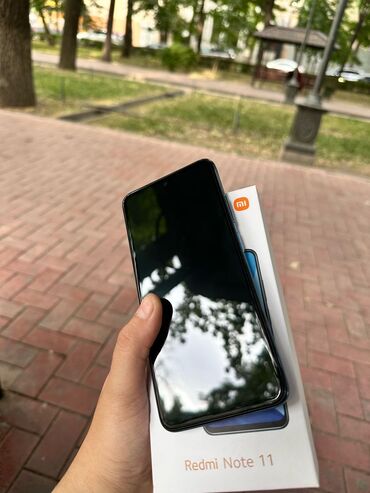 redmi note 11 бу: Redmi, Redmi Note 11, Колдонулган, 128 ГБ, түсү - Көк, 2 SIM