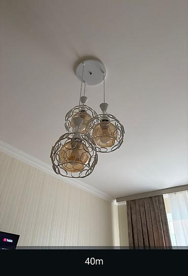 suse qab: Çılçıraq, 3 lampa, Metal — 1