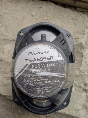 Dinamiklər və sabvuferlər: Pioneer TS-A6995R avtomobil akustikası - Tip: 6"x9" (16 x 24 sm) — 1