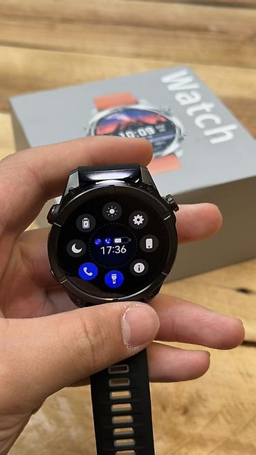 Другие смарт-часы: Смарт‑часы HD300, 47 мм - Дисплей: AMOLED, яркий и контрастный - — 6