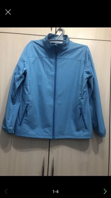 осенние куртки бишкек: Дождевик, Куртка, Германия, цвет - Синий, XL (EU 42)