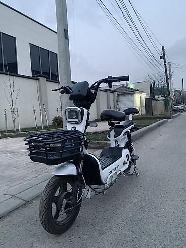 Другая мототехника: ЭЛЕКТРОСКУТЕР ДВУХМЕСТНЫЙ (SKY WAY) Все работает! Аккум зарядка есть — 1