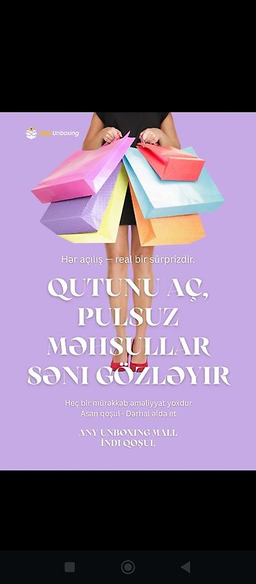 baner reklama: Xidmət: Any Unboxing – reklam izləyərək gəlir qazanma və sürpriz qutu — 9