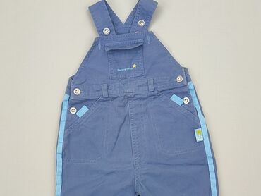 Dungarees: Dungarees, 6-9 months, condition - Fair