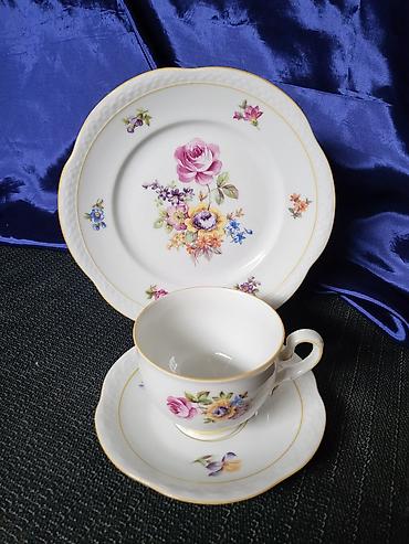 Ostali antikviteti: Set 1948 do 1968g.Volkstedt Pastorale Istocna Nemacka. Trodelni — 1