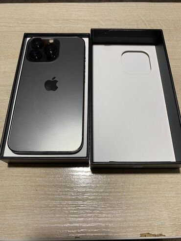 айфо 13: IPhone 13 Pro, Б/у, 128 ГБ, Matte Silver, Коробка, 83 %