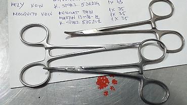 Ostali medicinski proizvodi: Mali hirurški set. Kao sa slika Cene već od 10 eura Ne odgovaram na na lalafo.rs — 12 Ostali medicinski proizvodi: Mali hirurški set. Kao sa slika Cene već od 10 eura Ne odgovaram na — 12