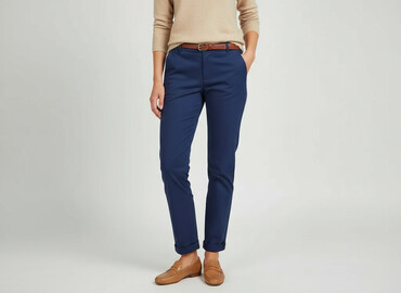 ubrania chada: Chino, Material trousers for women, size S