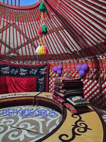 Аренда юрт: Аренда юрты, Каркас Деревянный, 85 баш, Стулья, Казан, Самовар — 3