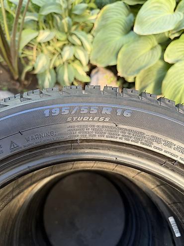 952 2: Шины 195 / 55 / R 16, Зима, Б/у, Комплект, Легковые, Япония, Michelin — 3