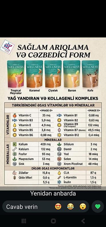 Faberlic Wellness Collagen – yağ yandıran kompleksli zülallı kokteyl lalafo.az -da Faberlic Wellness Collagen – yağ yandıran kompleksli zülallı kokteyl