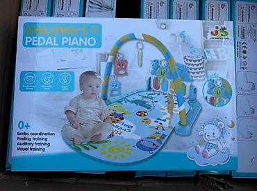 ички кийим: Развивающий коврик с дугой и ножным пианино CHILDREN’S PEDAL PIANO — 1