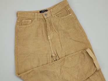 skórzane spódnice brązowa: Jeans, Bershka, XS (EU 34), condition - Very good