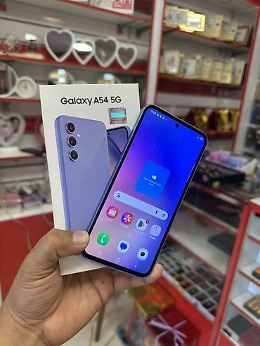 i̇pone 15 pro: Samsung Galaxy A54 5G, 128 GB, rəng - Bənövşəyi, İki sim kartlı — 3