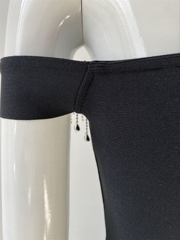 Вечерние платья: Вечернее платье, Классическое, Короткая модель, Полиэстер, Без рукавов, Стразы, S — 4